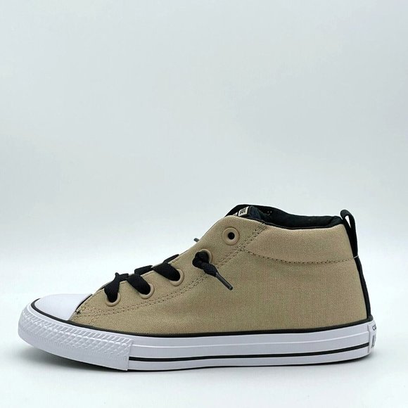 Converse Chuck Taylor All Star Street Mid Beige Big Kids Shoes 659968 - Picture 3 of 5